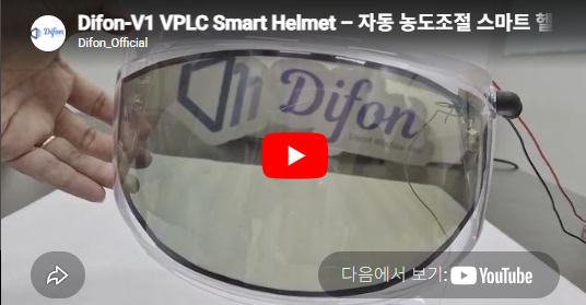 Difon-V1 VPLC Smart Helmet – 자동 농도조..